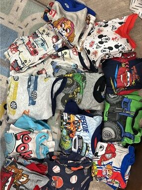Carter's Multi-Color Kids Character Pajama Tops and Tees